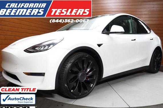 TESLA MODEL Y 2022 7SAYGDEF6NF554643 image